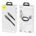 Кабель Baseus Tungsten Gold Fast Charging Data Cable Type-C to iP PD 20W 1m Black  Кабелі, адаптери
   3 