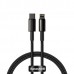 Кабель Baseus Tungsten Gold Fast Charging Data Cable Type-C to iP PD 20W 1m Black  Кабелі, адаптери
   3 