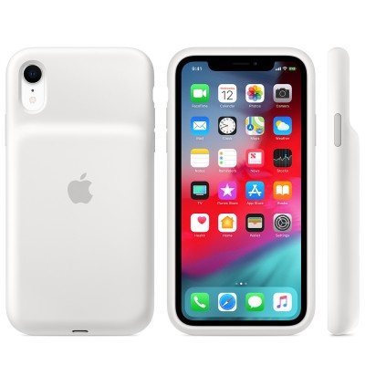 Чохол Apple iPhone XR Smart Battery Case - White  Чохли для iPhone
   3 
