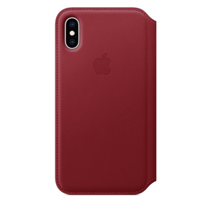 Чохол Apple iPhone XS Leather Folio - (PRODUCT)RED  Чохли для iPhone
   1 