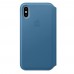 Чохол Apple iPhone XS Leather Folio - Cape Cod Blue  Чохли для iPhone
   1 
