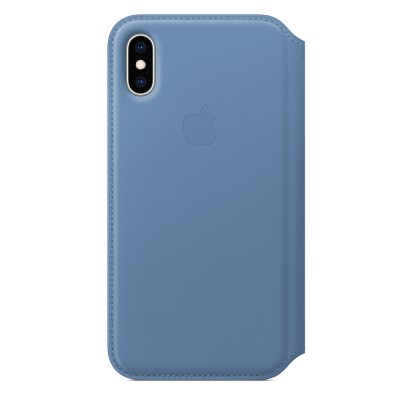 Чехол Apple iPhone XS Leather Folio - Cornflower  Чехлы для iPhone   2 