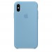 Чехол Apple iPhone XS Silicone Case - Cornflower  Чехлы для iPhone   2 