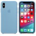 Чехол Apple iPhone XS Silicone Case - Cornflower  Чехлы для iPhone   2 