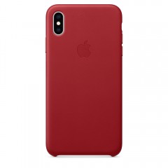 Чохол Apple iPhone XS Max Leather Case - (PRODUCT)RED