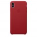 Чохол Apple iPhone XS Max Leather Case - (PRODUCT)RED  Чохли для iPhone
   2 