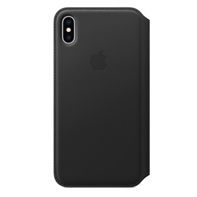 Чохол Apple iPhone XS Max Leather Folio - Black  Чохли для iPhone
   2 