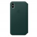 Чехол Apple iPhone XS Max Leather Folio - Forest Green  Чехлы для iPhone   2 