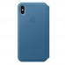 Чохол Apple iPhone XS Max Leather Folio - Cape Cod Blue  Чохли для iPhone
   1 
