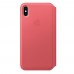 Чохол Apple iPhone XS Max Leather Folio - Peony Pink  Чохли для iPhone
   1 