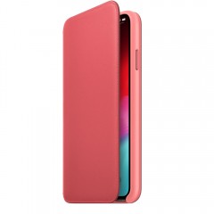 Чохол Apple iPhone XS Max Leather Folio - Peony Pink