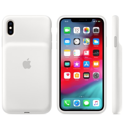 Чохол Apple iPhone XS Max Smart Battery Case - White  Чохли для iPhone
   3 