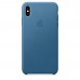 Чохол Apple iPhone XS Max Leather Case - Cape Cod Blue  Чохли для iPhone
   2 
