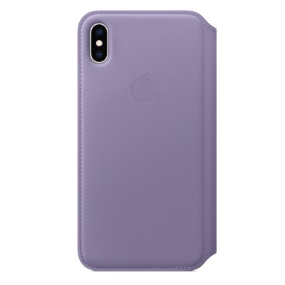 Чохол Apple iPhone XS Max Leather Folio - Lilac  Чохли для iPhone
   1 