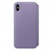 Чохол Apple iPhone XS Max Leather Folio - Lilac  Чохли для iPhone
   1 