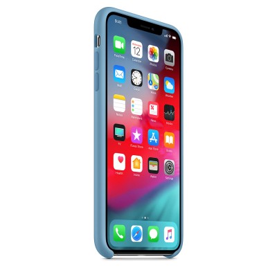 Чехол Apple iPhone XS Max Silicone Case - Cornflower  Чехлы для iPhone   1 