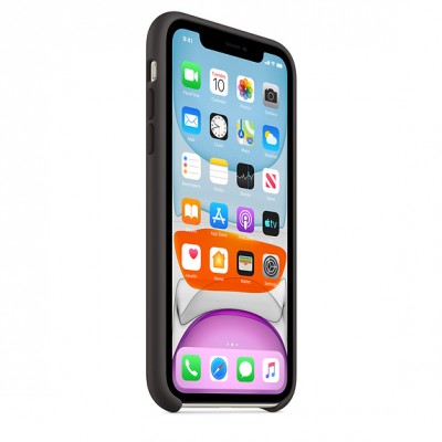 Чохол Apple iPhone 11 Silicone Case - Black  Чохли для iPhone
   3 