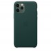 Чохол Apple iPhone 11 Pro Max Leather Case - Forest Green  Чохли для iPhone
   3 