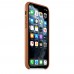 Чохол Apple iPhone 11 Pro Max Leather Case - Saddle Brown  Чохли для iPhone
   2 