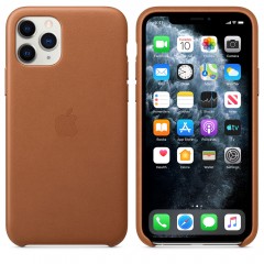 Чохол Apple iPhone 11 Pro Max Leather Case - Saddle Brown