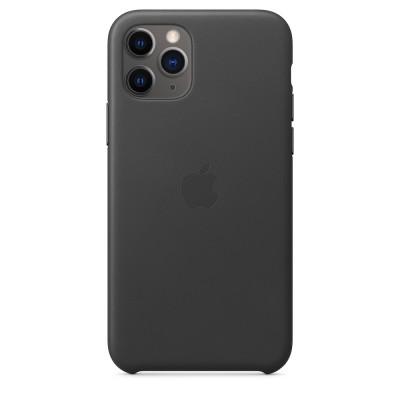 Чохол Apple iPhone 11 Pro Leather Case - Black  Чохли для iPhone
   1 