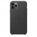 Чохол Apple iPhone 11 Pro Leather Case - Black  Чохли для iPhone
   1 
