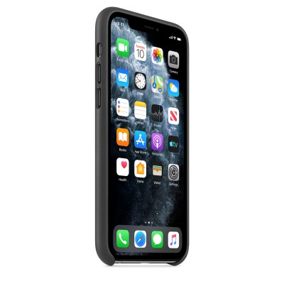 Чохол Apple iPhone 11 Pro Leather Case - Black  Чохли для iPhone
   2 