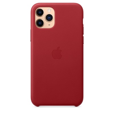 Чохол Apple iPhone 11 Pro Leather Case - (PRODUCT)RED  Чохли для iPhone
   3 