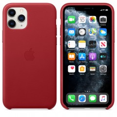 Чохол Apple iPhone 11 Pro Max Leather Case - (PRODUCT)RED