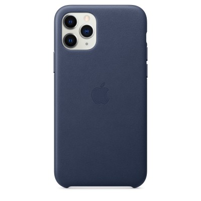 Чохол Apple iPhone 11 Pro Leather Case - Midnight Blue  Чохли для iPhone
   3 