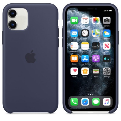 Чохол Apple iPhone 11 Silicone Case - Midnight Blue Copy  Чохли для iPhone
   1 