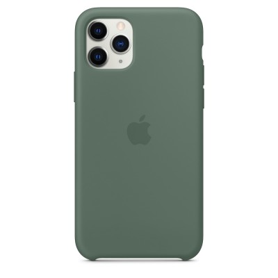 Чохол Apple iPhone 11 Pro Max Silicone Case - Pine Green  Чохли для iPhone
   1 