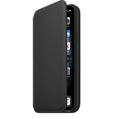 Чохол Apple iPhone 11 Pro Max Leather Folio - Black  Чохли для iPhone
