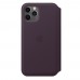 Чехол Apple iPhone 11 Pro Max Leather Folio - Aubergine  Чехлы для iPhone   1 