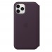 Чехол Apple iPhone 11 Pro Max Leather Folio - Aubergine  Чехлы для iPhone   3 