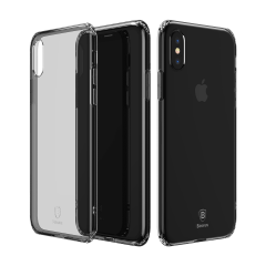 Чохол Baseus Simple Series Case для iPhone X (Anti-fall TPU) Transparent Black