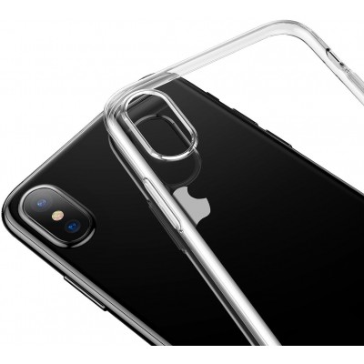 Чохол Baseus Simple Series Case For iPhone X （Clean TPU）Transparent прозорий  Чохли для iPhone
   3 