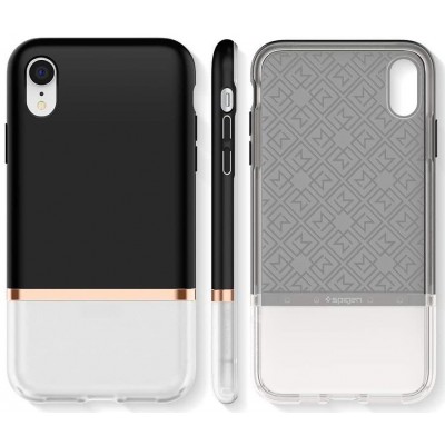 Чехол Spigen La Manon Jupe для iPhone XR Milk Black  Чехлы для iPhone   1 