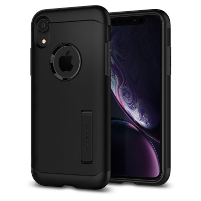Чехол Spigen Slim Armor для iPhone XR Black  Чехлы для iPhone