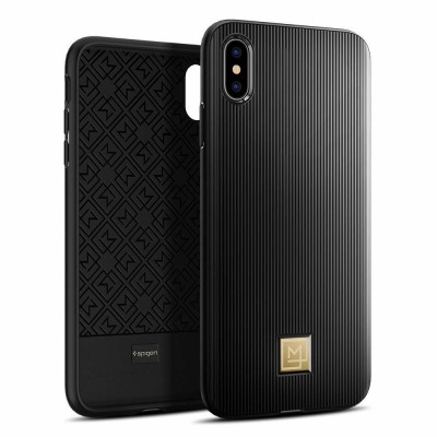 Чохол Spigen La Manon Classy для iPhone XS Black  Чохли для iPhone
   2 