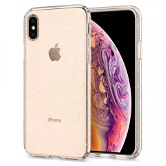 Чохол Spigen Liquid Crystal Glitter для iPhone XS Crystal Quartz