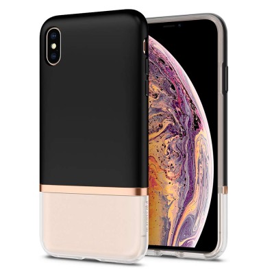 Чохол Spigen La Manon Jupe для iPhone Xs Max Milk Black  Чохли для iPhone
