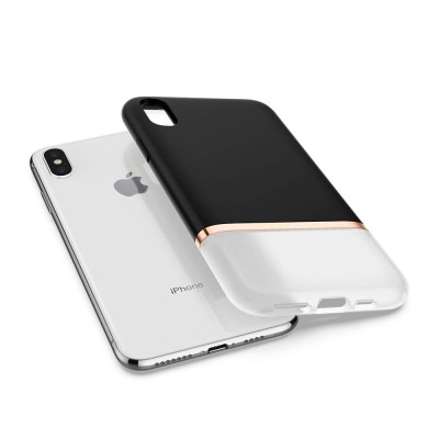 Чохол Spigen La Manon Jupe для iPhone Xs Max Milk Black  Чохли для iPhone
   2 
