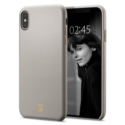 Чохол Spigen La Manon Calin для iPhone Xs Max Oatmeal Beige  Чохли для iPhone
