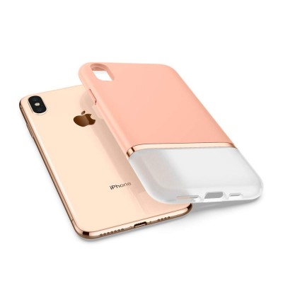 Чохол Spigen La Manon Jupe для iPhone Xs Max Milk Peach  Чохли для iPhone
   1 