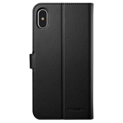 Чохол книжка Spigen Wallet S для iPhone Xs Max Black  Чохли для iPhone
   1 