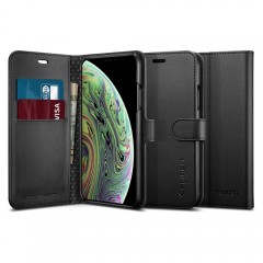 Чохол Spigen Wallet S для iPhone XS Black Чохол Spigen Wallet S для iPhone XS Black