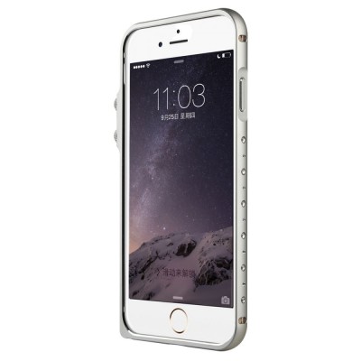 Бампер Baseus Eternal Series For iPhone 6 Silver  Чохли для iPhone
