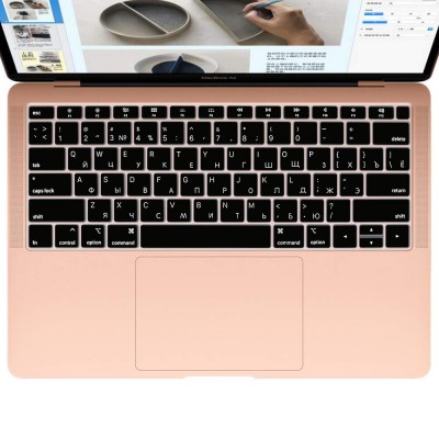 Накладка на клавіатуру Keyboard Guard для Macbook Air/Pro retina Black  Захисні плівки для MacBook
   1 