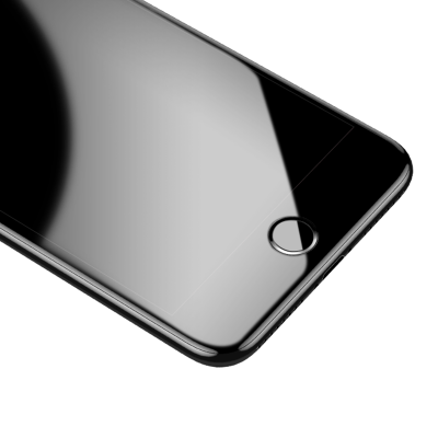 Baseus 0.3mm Diamond Body All-screen Arc-surface Tempered Glass Film For iP7/8 Plus Black  Захисне скло для iPhone
   2 